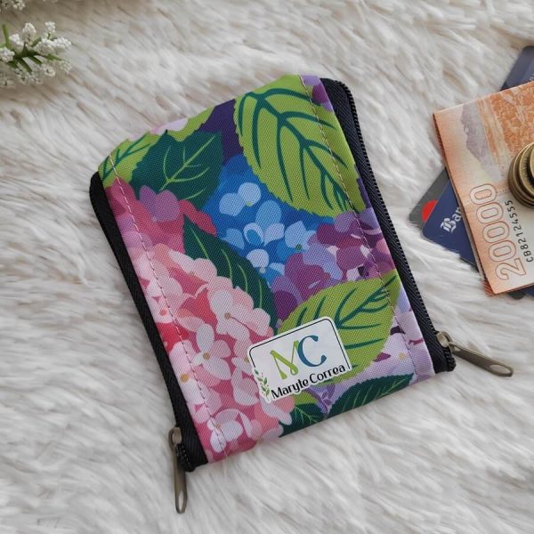 Monedero doble (stock) Flores T6