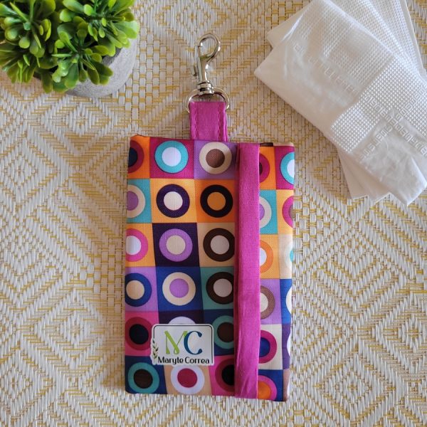 Porta pañuelos CON mosquetón (stock) Colores T9