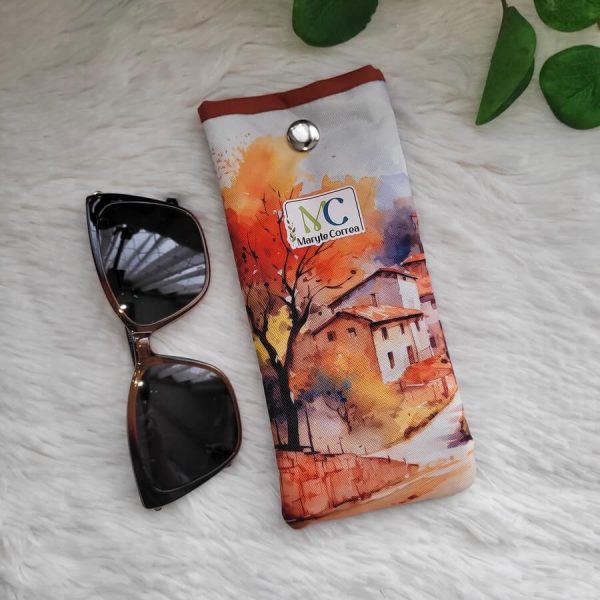 Estuche para lentes de sol - Paisaje acuarela P1 (stock)