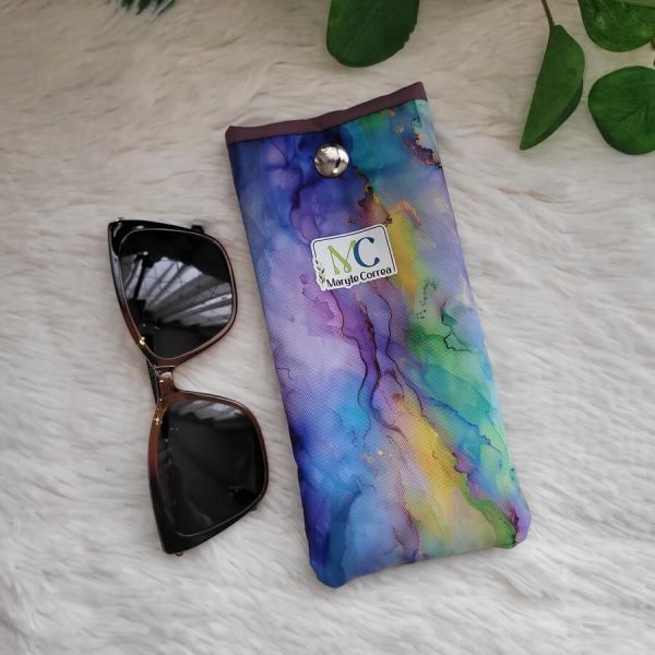 Estuche para lentes de sol - Flores acuarela P2 (stock)