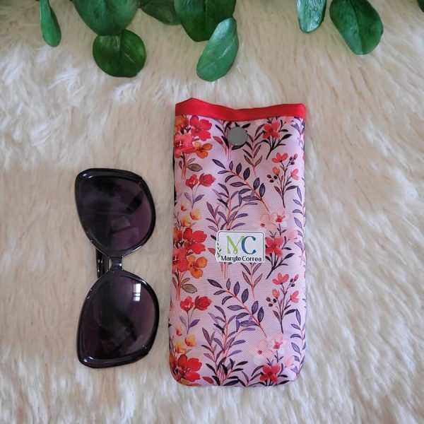 Estuche para lentes de sol - Flores T14 (stock)