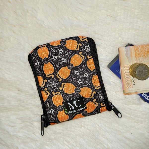 Monedero doble (stock) Gato mandalas