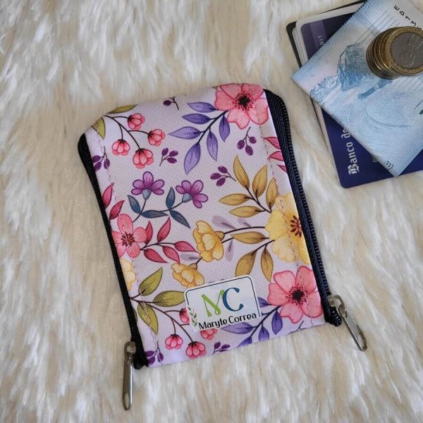Monedero doble (stock) Flores T15