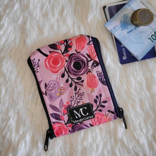 Monedero doble (stock) Flores T9