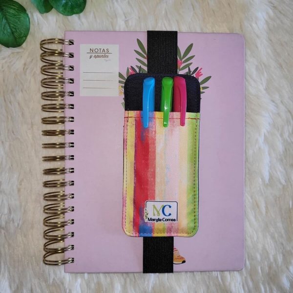 Porta lápices con elástico (stock) Colores T2.1