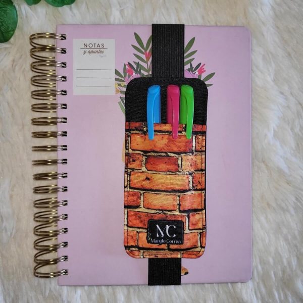 Porta lápices con elástico (stock) Ladrillos T2